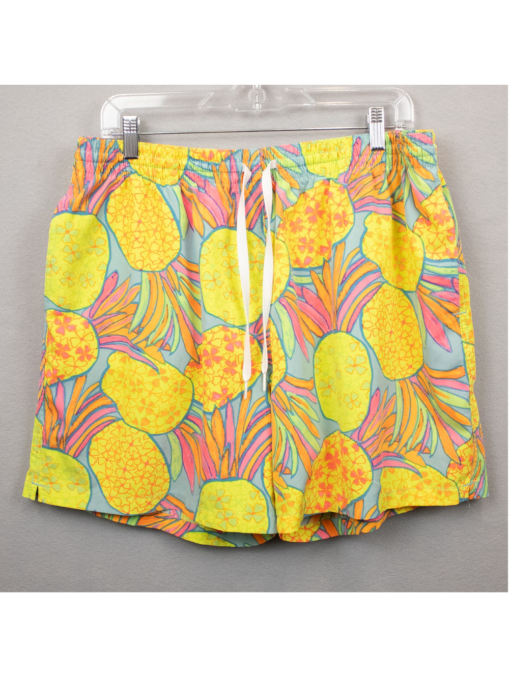 Chubbies neon pineapple print swim trunks-2XL
